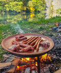 Bratpfanne aus Ton, handgefertigt in Zlakusa von den Original Braća Sunjevarić, erhältlich in verschiedenen Größen
